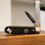 Razor Jack Black Jigged Pocketknife